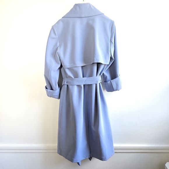 New Soia & Kyo Ornella Knee-Length Cerulean Coat NWT Small - Picture 6 of 9